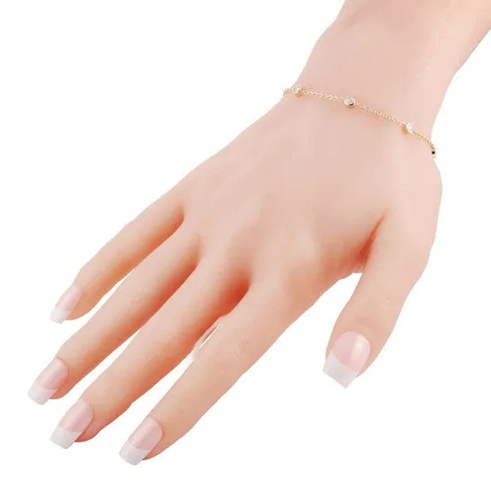 Original LB Exclusive 14K Yellow Gold 055 ct Diamond Bracelet JMS always Bracelets Original LB Exclusive 14K Yellow Gold 055 ct Diamond Bracelet JMS always Bracelets