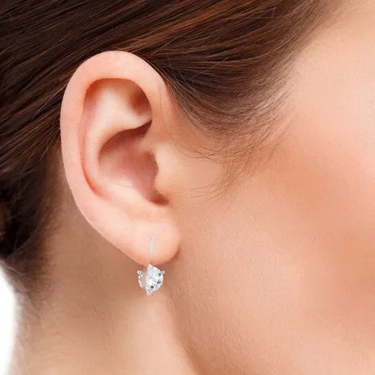 Original Maulijewels 38 Carat White Round Natural Diamond HI I1I2 Three Prong Set Womes Martini Leverback Earrings In 14K Solid White Gold JMS always Earrings Original Maulijewels 38 Carat White Round Natural Diamond HI I1I2 Three Prong Set Womes Martini Leverback Earrings In 14K Solid White Gold JMS always Earrings