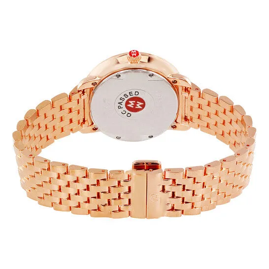 Original Michele Serein Mid City Lights Rose GoldTone Diamond Ladies Watch MWW21B000113 JMS always Rings Original Michele Serein Mid City Lights Rose GoldTone Diamond Ladies Watch MWW21B000113 JMS always Rings