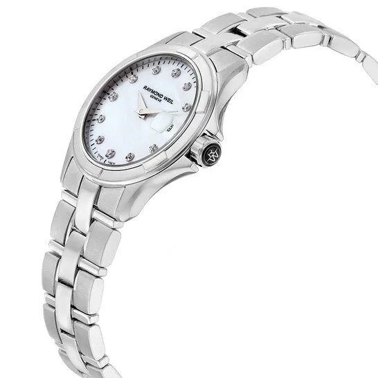 Original Raymond Weil Parsifal Mother of Pearl Diamond Dial Ladies Watch 9460ST97081 JMS always Watches Original Raymond Weil Parsifal Mother of Pearl Diamond Dial Ladies Watch 9460ST97081 JMS always Watches
