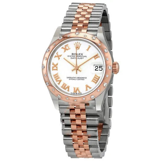 Original Rolex Datejust 31 White Dial Ladies Steel and 18kt Everose Gold Jubilee Watch 278341WRJ JMS always Watches Original Rolex Datejust 31 White Dial Ladies Steel and 18kt Everose Gold Jubilee Watch 278341WRJ JMS always Watches