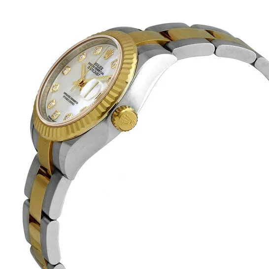 Original Rolex Lady Datejust Mother of Pearl Diamond Steel and 18K Yellow Gold Oyster Watch 279173MDO JMS always Necklaces Original Rolex Lady Datejust Mother of Pearl Diamond Steel and 18K Yellow Gold Oyster Watch 279173MDO JMS always Necklaces