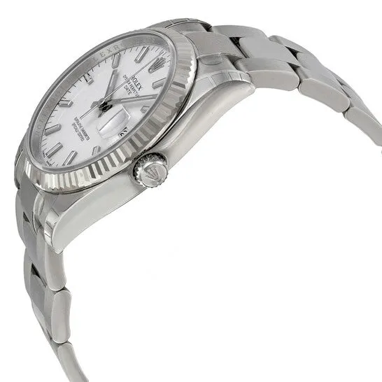 Original Rolex Oyster Perpetual Date 34 White Dial Stainless Steel Bracelet Automatic Mens Watch 115234WSO JMS always Bracelets Original Rolex Oyster Perpetual Date 34 White Dial Stainless Steel Bracelet Automatic Mens Watch 115234WSO JMS always Bracelets