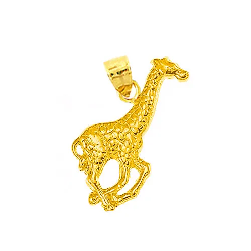 PreStyled Sets Goldia 14K Gold 28MM Giraffe Pendant