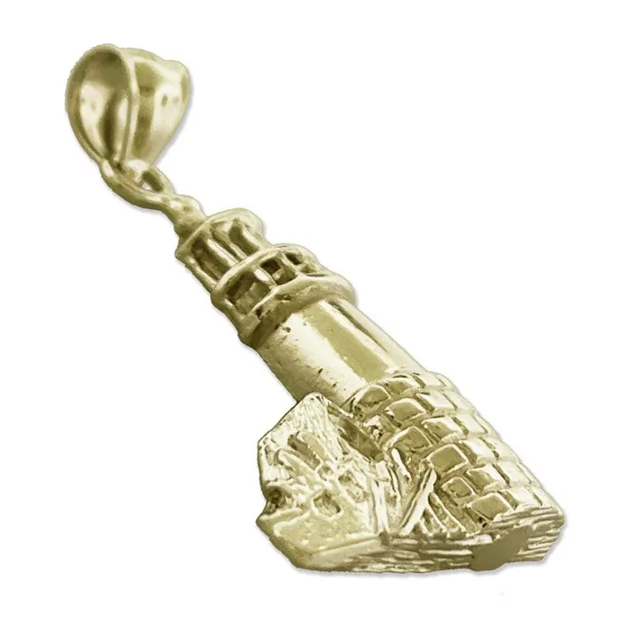 PreStyled Sets Goldia 14K Gold Marshall Point Maine Lighthouse Pendant