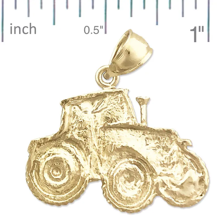 PreStyled Sets Goldia 14K Gold Tractor Pendant