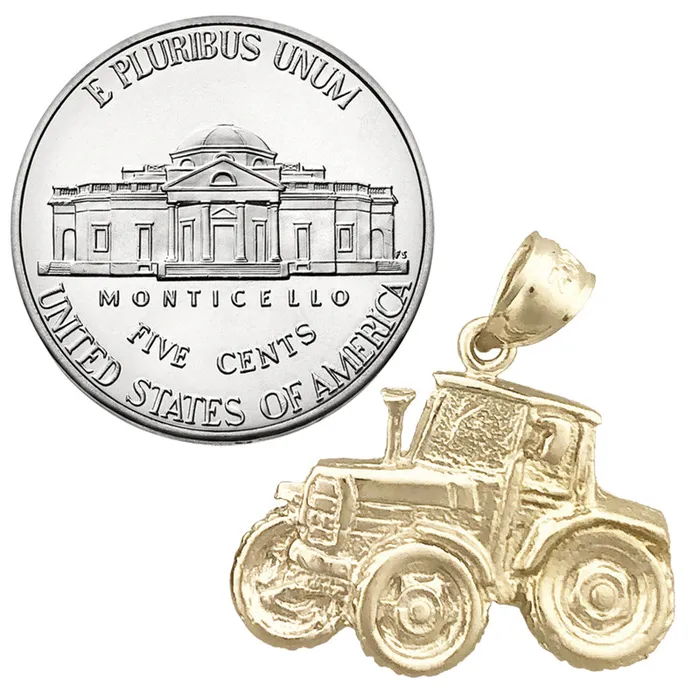 PreStyled Sets Goldia 14K Gold Tractor Pendant