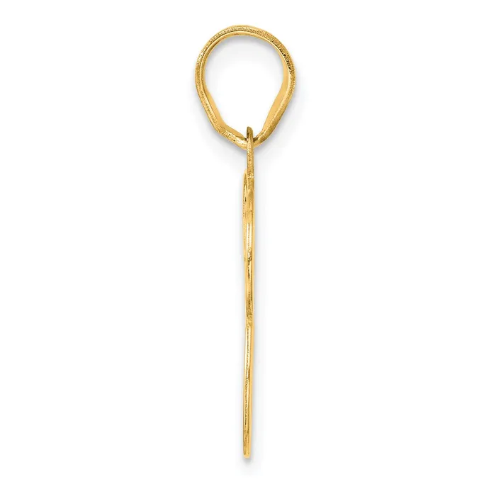 PreStyled Sets Goldia 14k Yellow Gold Polished Etched Number 33 Pendant