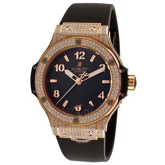 PreStyled Sets Original Hublot Big Bang Gold Pave Diamond Black Dial 18 kt Rose Gold Ladies Watch 361PX1280RX1704 JMS always PreStyled Sets Original Hublot Big Bang Gold Pave Diamond Black Dial 18 kt Rose Gold Ladies Watch 361PX1280RX1704 JMS always