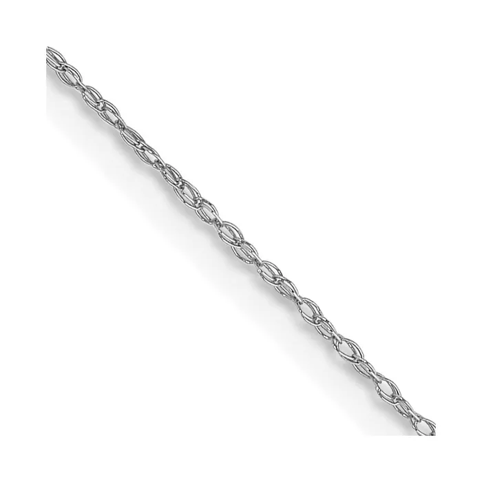 QGold Necklaces 14K White Gold 13 inch Carded 5mm Cable Rope with Spring Ring Clasp Children Necklace Chain Necklace QGold Necklaces 14K White Gold 13 inch Carded 5mm Cable Rope with Spring Ring Clasp Children Necklace Chain Necklace