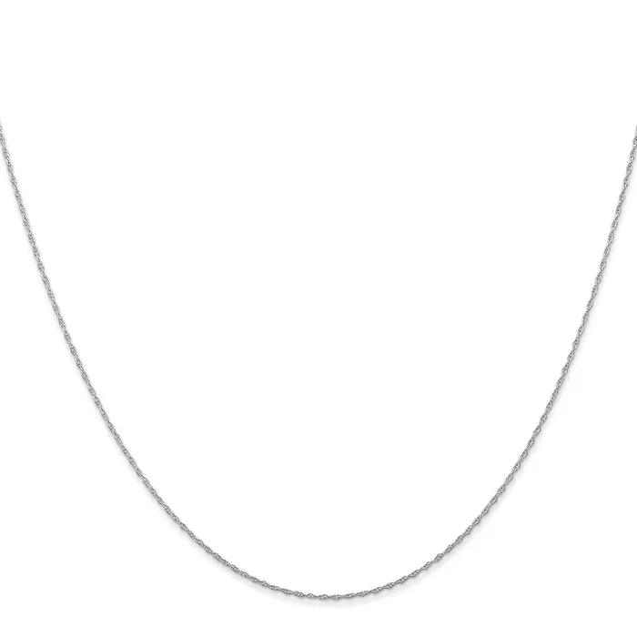 QGold Necklaces 14K White Gold 13 inch Carded 5mm Cable Rope with Spring Ring Clasp Children Necklace Chain Necklace QGold Necklaces 14K White Gold 13 inch Carded 5mm Cable Rope with Spring Ring Clasp Children Necklace Chain Necklace