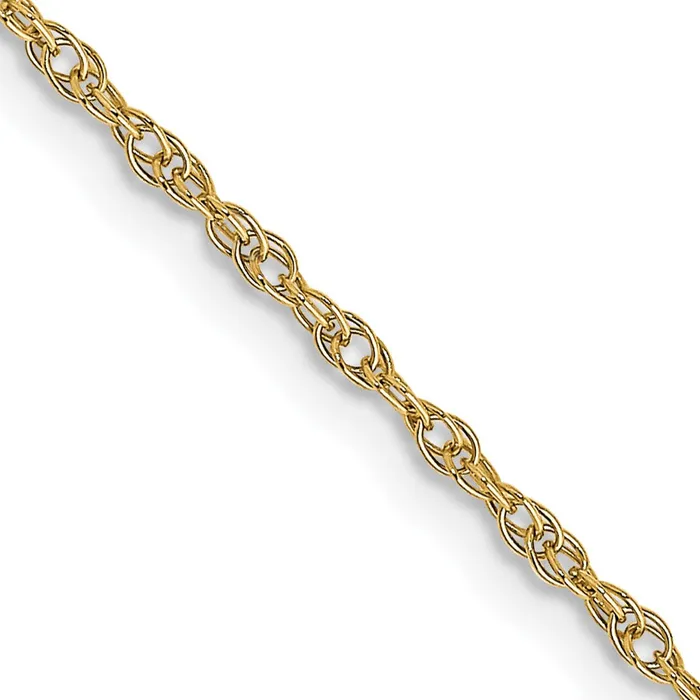 QGold Necklaces 14K Yellow Gold 22 inch Carded 115mm Cable Rope with Spring Ring Clasp Chain Necklace QGold Necklaces 14K Yellow Gold 22 inch Carded 115mm Cable Rope with Spring Ring Clasp Chain Necklace