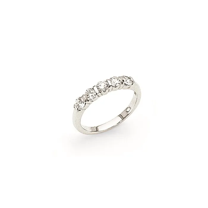 Rings 14k White Gold AAA Real Diamond Anniversary Band Goldiacom