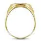 Rings gndatlanta 10k Yellow Gold Round Prongset Diamond Oval Cluster Ring 14 Cttw