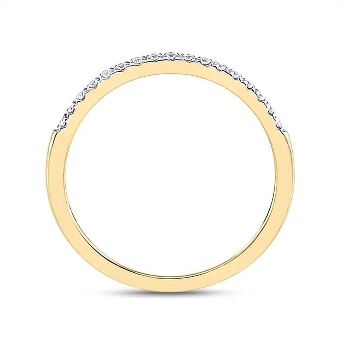 Rings gndatlanta 14k Yellow Gold Round Diamond Cluster Bridal Wedding Ring Set 1 Cttw