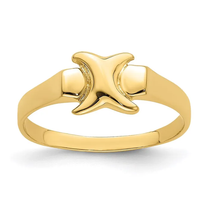 Rings Goldia 14K Yellow Gold Polished XFreeform Ring