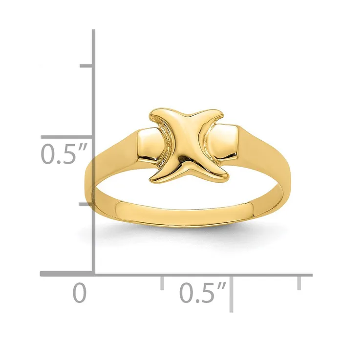 Rings Goldia 14K Yellow Gold Polished XFreeform Ring