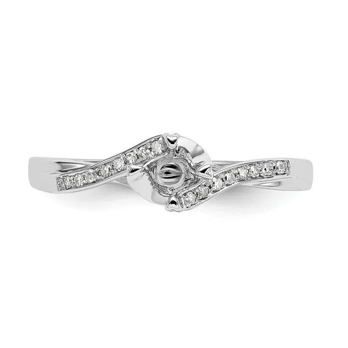 Rings Goldia First Promise 14k White Gold 13 Ct Lab Grown Diamond VSSI G Petite Engagement Ring