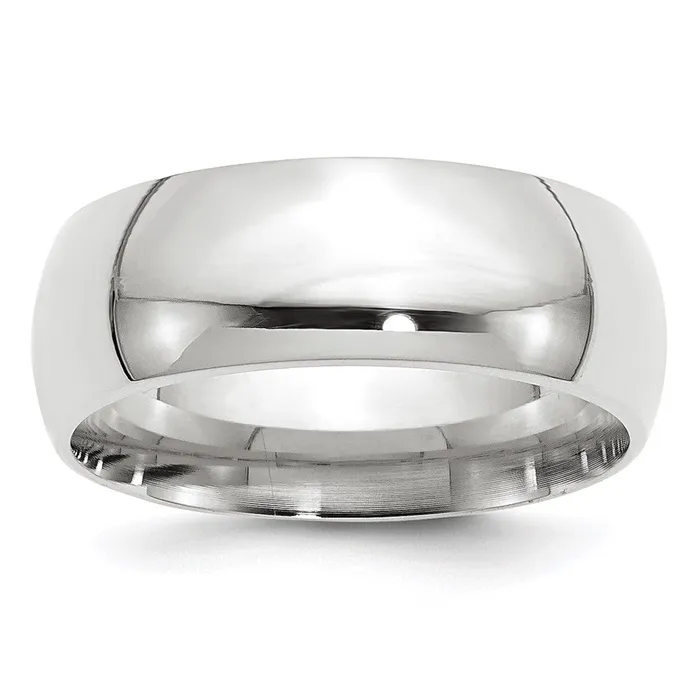 Rings Goldia Solid 10K White Gold 8mm Standard Comfort Fit MensWomens Wedding Band Ring Size 135 Rings Goldia Solid 10K White Gold 8mm Standard Comfort Fit MensWomens Wedding Band Ring Size 135