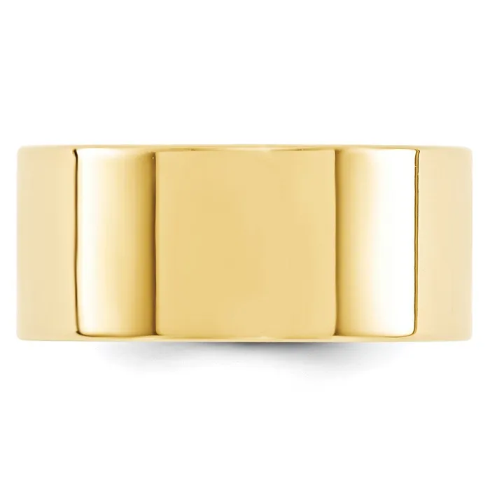 Rings Goldia Solid 10K Yellow Gold 10mm Standard Flat Comfort Fit MensWomens Wedding Band Ring Size 11 Rings Goldia Solid 10K Yellow Gold 10mm Standard Flat Comfort Fit MensWomens Wedding Band Ring Size 11