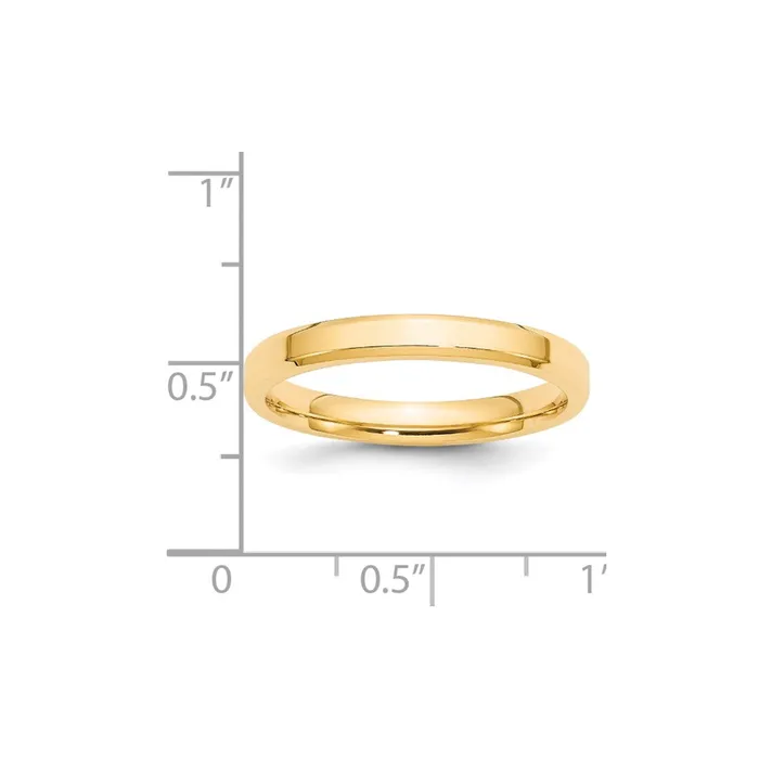 Rings Goldia Solid 10K Yellow Gold 3mm Bevel Edge Comfort Fit MensWomens Wedding Band Ring Size 85 Rings Goldia Solid 10K Yellow Gold 3mm Bevel Edge Comfort Fit MensWomens Wedding Band Ring Size 85