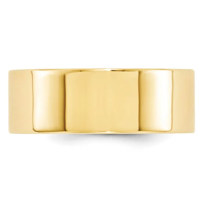 Rings Goldia Solid 10K Yellow Gold 8mm Standard Flat Comfort Fit MensWomens Wedding Band Ring Size 13 Rings Goldia Solid 10K Yellow Gold 8mm Standard Flat Comfort Fit MensWomens Wedding Band Ring Size 13