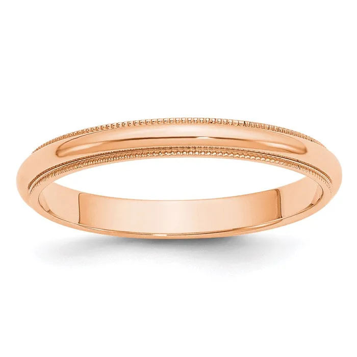 Rings Goldia Solid 10K Yellow Gold Rose Gold 3mm Milgrain Half Round MensWomens Wedding Band Ring Size 135 Rings Goldia Solid 10K Yellow Gold Rose Gold 3mm Milgrain Half Round MensWomens Wedding Band Ring Size 135