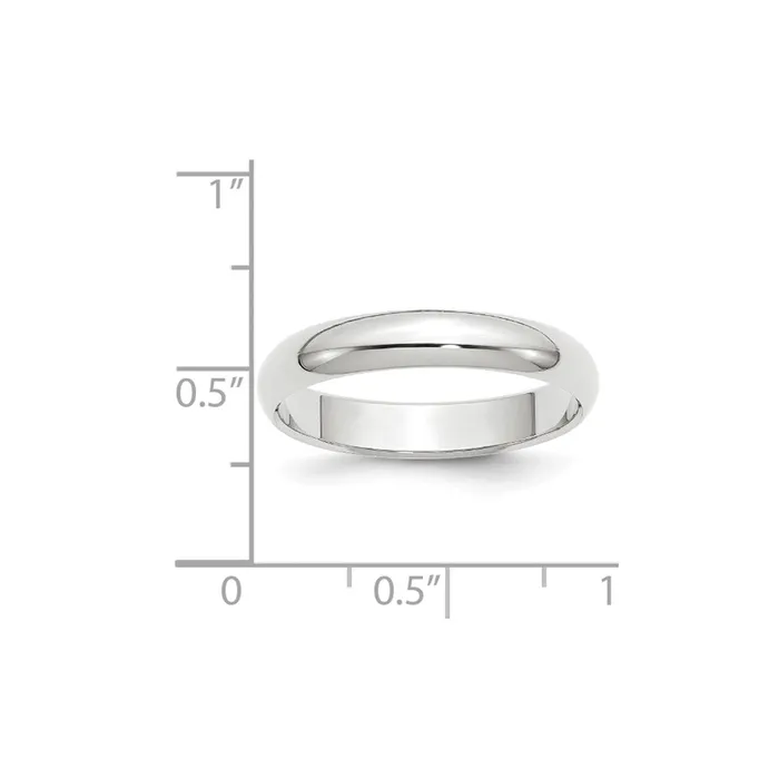 Rings Goldia Solid 10K Yellow Gold White Gold 4mm HalfRound MensWomens Wedding Band Ring Size 115 Rings Goldia Solid 10K Yellow Gold White Gold 4mm HalfRound MensWomens Wedding Band Ring Size 115