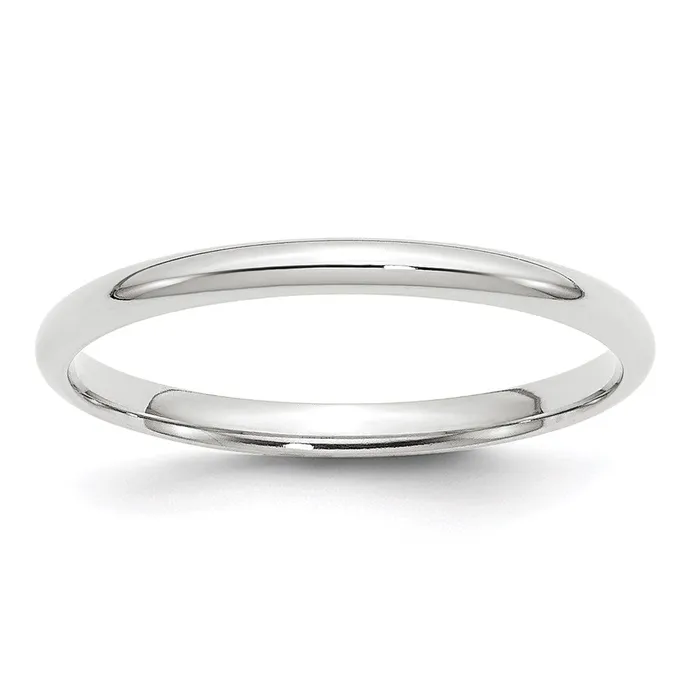 Rings Goldia Solid 14K White Gold 2mm Light Weight Comfort Fit MensWomens Wedding Band Ring Size 8 Rings Goldia Solid 14K White Gold 2mm Light Weight Comfort Fit MensWomens Wedding Band Ring Size 8