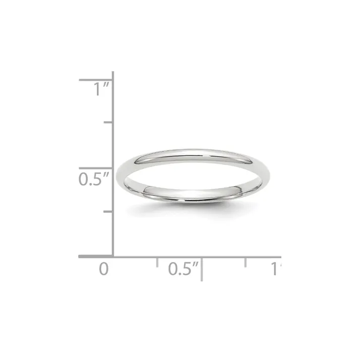 Rings Goldia Solid 14K White Gold 2mm Light Weight Comfort Fit MensWomens Wedding Band Ring Size 8 Rings Goldia Solid 14K White Gold 2mm Light Weight Comfort Fit MensWomens Wedding Band Ring Size 8