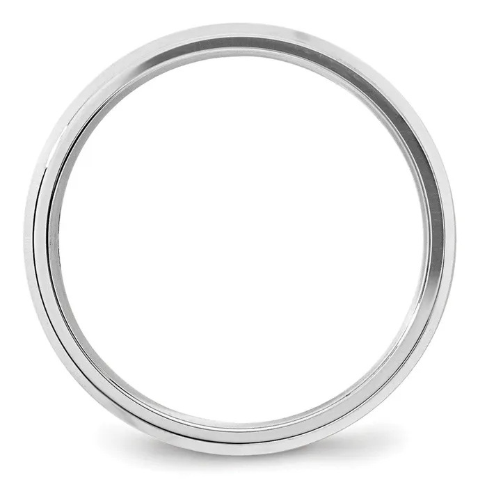 Rings Goldia Solid 14K White Gold 5mm Bevel Edge Comfort Fit MensWomens Wedding Band Ring Size 45 Rings Goldia Solid 14K White Gold 5mm Bevel Edge Comfort Fit MensWomens Wedding Band Ring Size 45