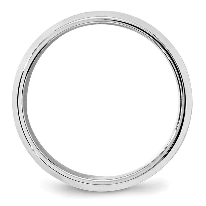 Rings Goldia Solid 14K White Gold 7mm Bevel Edge Comfort Fit MensWomens Wedding Band Ring Size 55 Rings Goldia Solid 14K White Gold 7mm Bevel Edge Comfort Fit MensWomens Wedding Band Ring Size 55