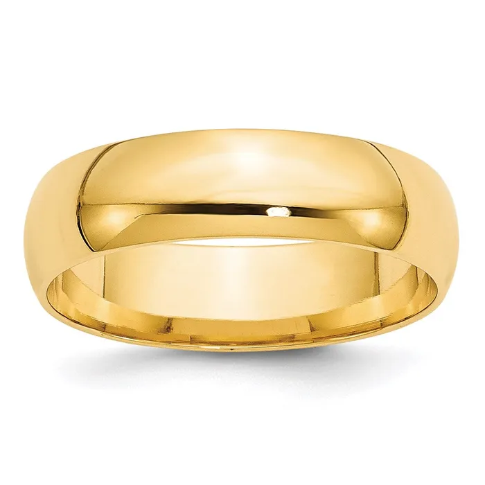 Rings Goldia Solid 14K Yellow Gold 6mm Light Weight Comfort Fit MensWomens Wedding Band Ring Size 11 Rings Goldia Solid 14K Yellow Gold 6mm Light Weight Comfort Fit MensWomens Wedding Band Ring Size 11
