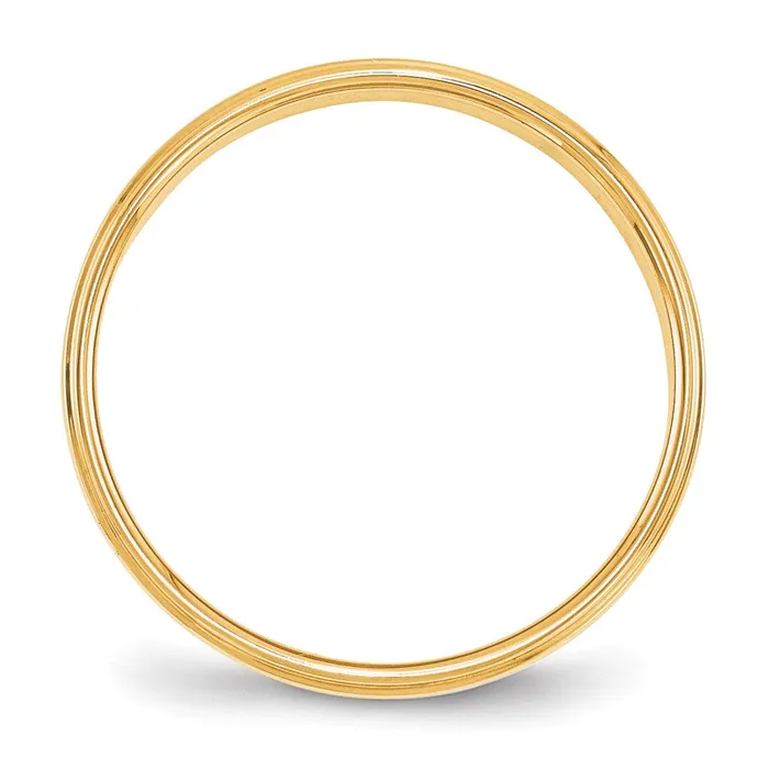 Rings Goldia Solid 18K Yellow Gold 4mm Flat with Step Edge MensWomens Wedding Band Ring Size 45 Rings Goldia Solid 18K Yellow Gold 4mm Flat with Step Edge MensWomens Wedding Band Ring Size 45