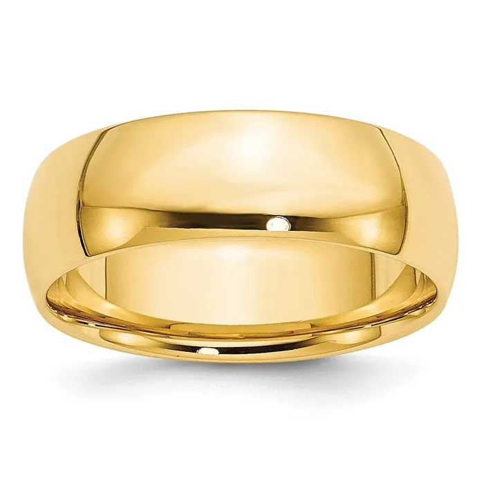 Rings Goldia Solid 18K Yellow Gold 7mm Light Weight Comfort Fit MensWomens Wedding Band Ring Size 7 Rings Goldia Solid 18K Yellow Gold 7mm Light Weight Comfort Fit MensWomens Wedding Band Ring Size 7
