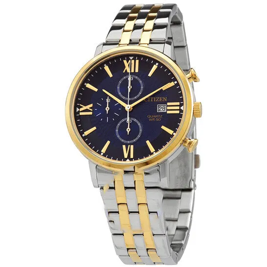 Rings JMS always Original Citizen Chronograph Quartz Blue Dial Twotone Mens Watch AN361675L Rings JMS always Original Citizen Chronograph Quartz Blue Dial Twotone Mens Watch AN361675L