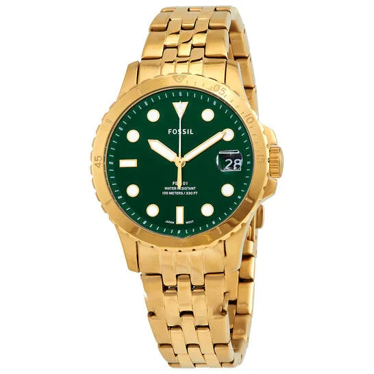 Rings JMS always Original Fossil Quartz Green Dial Yellow Goldtone Ladies Watch ES4746 Rings JMS always Original Fossil Quartz Green Dial Yellow Goldtone Ladies Watch ES4746