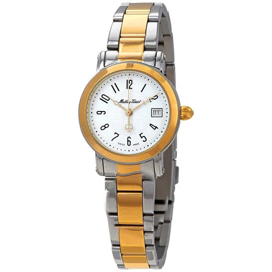 Rings JMS always Original MatheyTissot City Silver Dial Twotone Ladies Watch D31186MBG Rings JMS always Original MatheyTissot City Silver Dial Twotone Ladies Watch D31186MBG