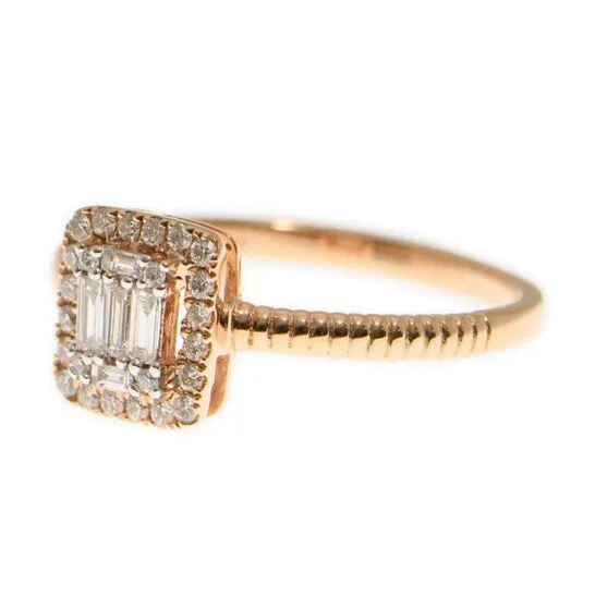 Rings JMS always Original New J Collection Fine Jewellery Ring W Diamond 2 Cdibag 003 Ct24 Rddi 015 Ct3 Bagdibag 009 Ct18kr 251 Gm 18kt Rose Gold Pink Gold Rings JMS always Original New J Collection Fine Jewellery Ring W Diamond 2 Cdibag 003 Ct24 Rddi 015 Ct3 Bagdibag 009 Ct18kr 251 Gm 18kt Rose Gold Pink Gold