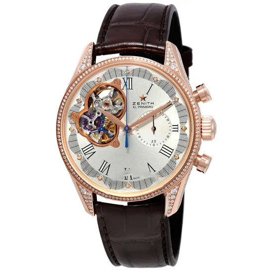 Rings JMS always Original Zenith El Primero Chronomaster Silver CutOut Dial Diamond Ladies Watch 222151406201C713 Rings JMS always Original Zenith El Primero Chronomaster Silver CutOut Dial Diamond Ladies Watch 222151406201C713