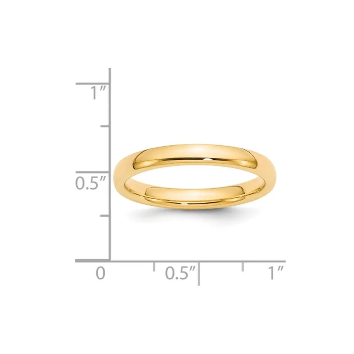 Rings Solid 10K Yellow Gold 3mm Comfort Fit MensWomens Wedding Band Ring Size 75 Goldia Rings Solid 10K Yellow Gold 3mm Comfort Fit MensWomens Wedding Band Ring Size 75 Goldia