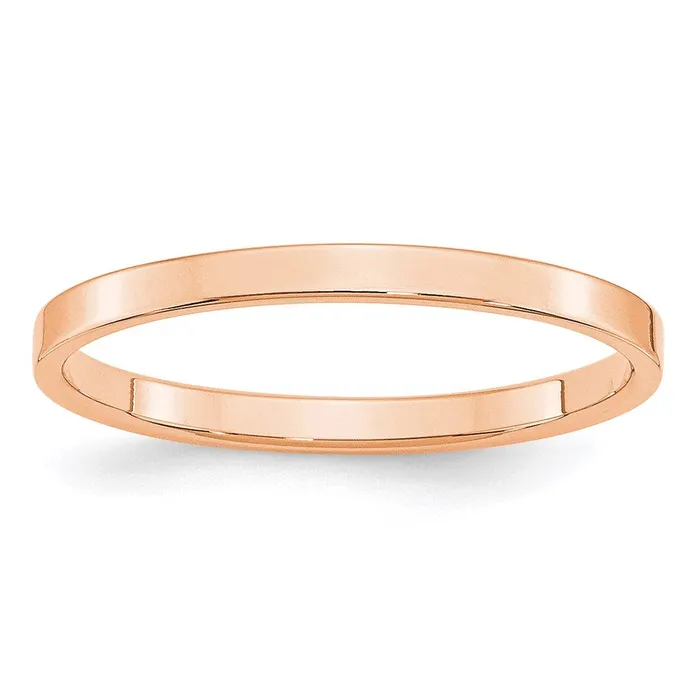 Rings Solid 14K Yellow Gold Rose Gold 2mm Light Weight Flat MensWomens Wedding Band Ring Size 55 Goldia Rings Solid 14K Yellow Gold Rose Gold 2mm Light Weight Flat MensWomens Wedding Band Ring Size 55 Goldia