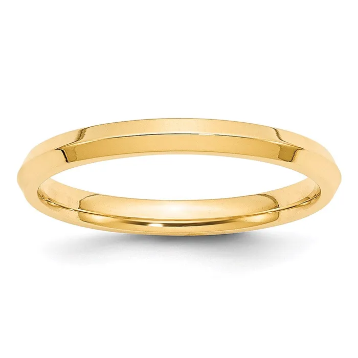 Solid 10K Yellow Gold 25mm Knife Edge Comfort Fit MensWomens Wedding Band Ring Size 11 Goldia Rings Solid 10K Yellow Gold 25mm Knife Edge Comfort Fit MensWomens Wedding Band Ring Size 11 Goldia Rings