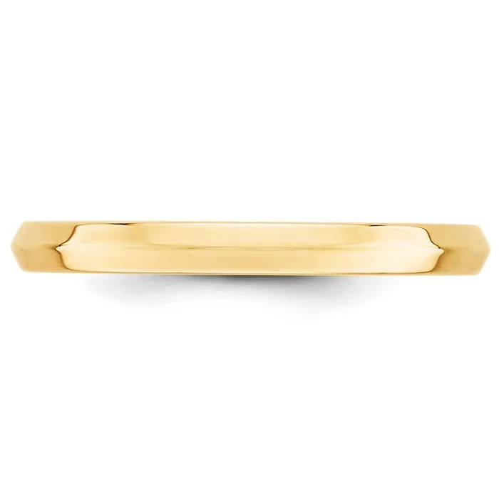 Solid 10K Yellow Gold 25mm Knife Edge Comfort Fit MensWomens Wedding Band Ring Size 11 Goldia Rings Solid 10K Yellow Gold 25mm Knife Edge Comfort Fit MensWomens Wedding Band Ring Size 11 Goldia Rings