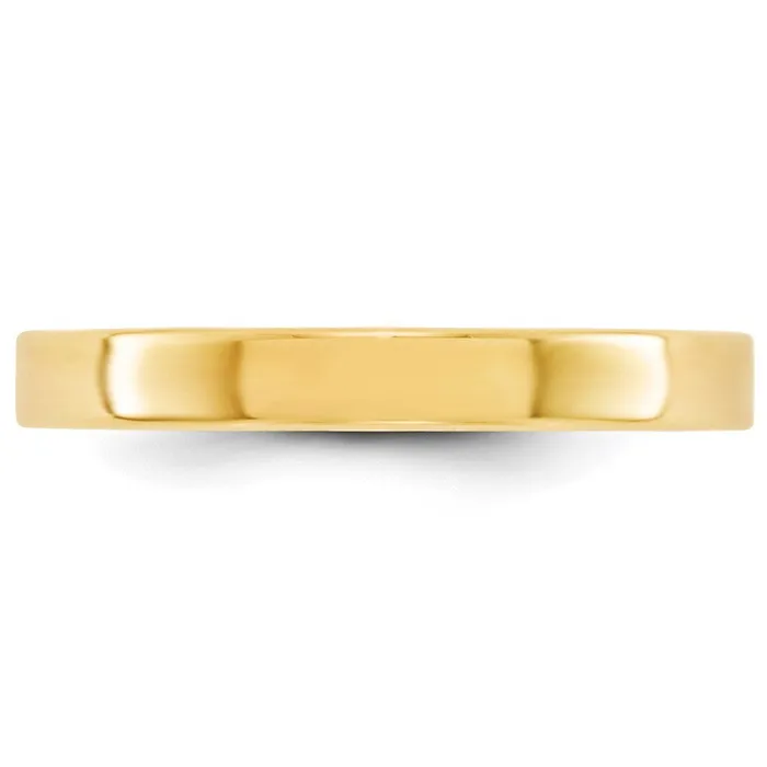 Solid 10K Yellow Gold 3mm Light Weight Flat MensWomens Wedding Band Ring Size 9 Goldia Rings Solid 10K Yellow Gold 3mm Light Weight Flat MensWomens Wedding Band Ring Size 9 Goldia Rings