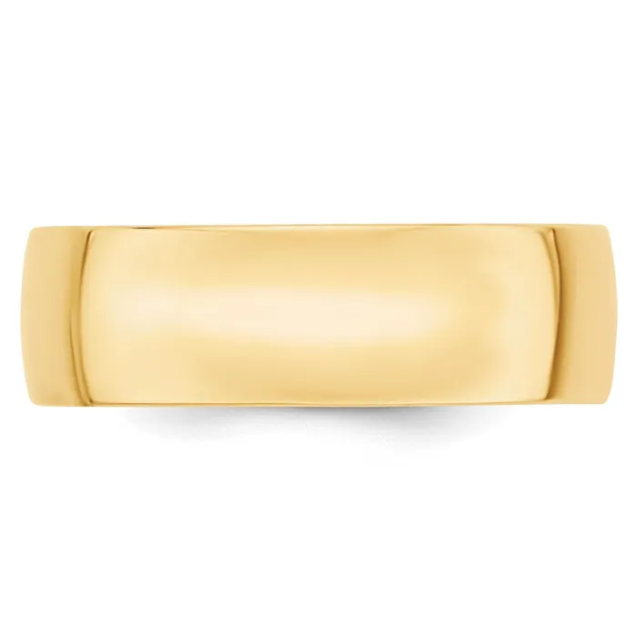 Solid 10K Yellow Gold 7mm Light Weight Comfort Fit MensWomens Wedding Band Ring Size 105 Goldia Rings Solid 10K Yellow Gold 7mm Light Weight Comfort Fit MensWomens Wedding Band Ring Size 105 Goldia Rings