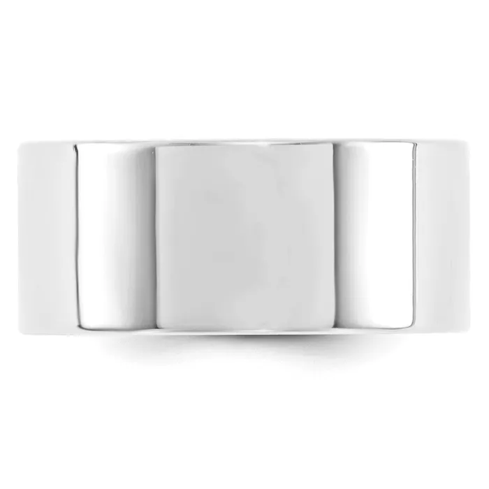 Solid 14K White Gold 10mm Standard Flat Comfort Fit MensWomens Wedding Band Ring Size 75 Goldia Rings Solid 14K White Gold 10mm Standard Flat Comfort Fit MensWomens Wedding Band Ring Size 75 Goldia Rings