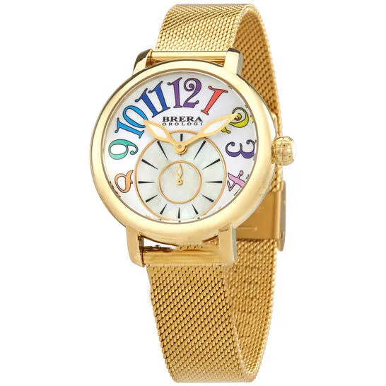 Watches JMS always Original Brera Orologi Valentina Modern Quartz White Dial Ladies Watch BRVAMO3803YGMIL Watches JMS always Original Brera Orologi Valentina Modern Quartz White Dial Ladies Watch BRVAMO3803YGMIL