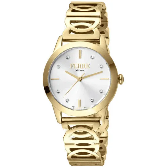 Watches JMS always Original Ferre Milano Classic Quartz White Dial Ladies Watch FM1L126M0231 Watches JMS always Original Ferre Milano Classic Quartz White Dial Ladies Watch FM1L126M0231