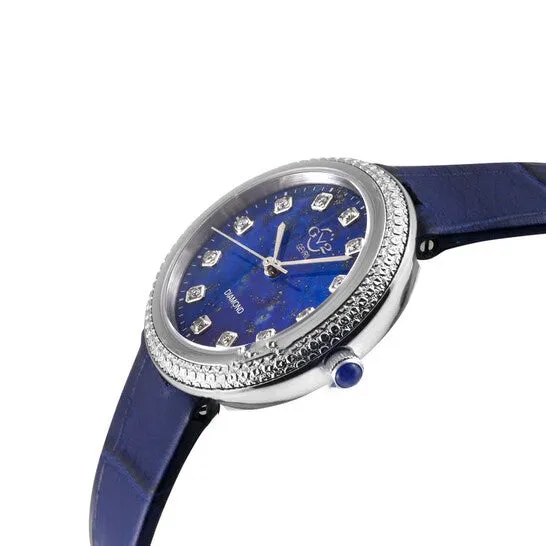 Watches JMS always Original GV2 by Gevril Arezzo Quartz Diamond Blue Dial Ladies Watch 13300 Watches JMS always Original GV2 by Gevril Arezzo Quartz Diamond Blue Dial Ladies Watch 13300